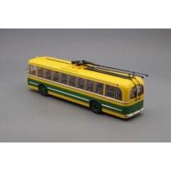 1:43 Масштабная модель ТБУ-1 троллейбус (1955), желто-зеленый