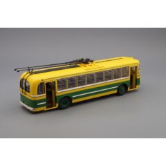 1:43 Масштабная модель ТБУ-1 троллейбус (1955), желто-зеленый