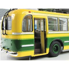 1:43 Масштабная модель ТБУ-1 троллейбус (1955), желто-зеленый