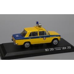 1:43 Масштабная модель Волжский 2101 Милиция ГАИ, лимонный