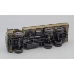 1:43 Масштабная модель МАЗ 516 бортовой (1969-1970), зелено-серый