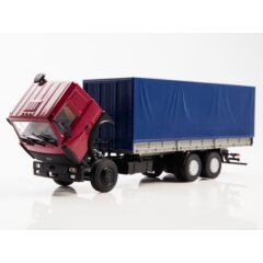 1:43 Масштабная модель МАЗ-6303 бортовой с тентом