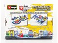 1:43 Диорама - Set Build City Roundabout - With Seat Ibiza 2008, Blue