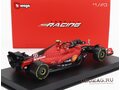 FERRARI F1 Sf-23 Team Scuderia Ferrari №55 Season (2023) Carlos Sainz - With Pilot And Showcase - Exclusive Carmodel, Red Black