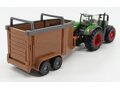 FENDT Vario 1000 Tractor With Livestock Trailer (2016), Green Grey