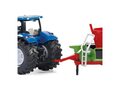 NEW HOLLAND трактор с фронтальным погрузчиком Strautmann