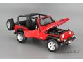 JEEP Wrangler Rubicon Daimler Chrysler (2003), red / black