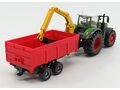 FENDT Vario 1000 Tractor With Crane And Trailer (2016), Green Grey Red