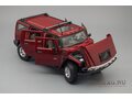 HUMMER H2 SUV (2003), dark red