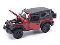 Jeep Wrangler 3d 2014 с тентом красный