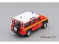 LAND ROVER Defender 110, red / white