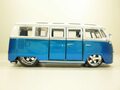 VOLKSWAGEN Van Samba, Street Tuners 1:32, синий