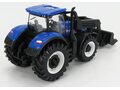 NEW HOLLAND T7.315 Tractor With Front Loader Scraper (2018), Blue