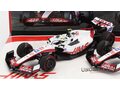 HAAS F1Set 2x Vf-22 Ferrari Team Haas N 20 5th Bahrain Gp 2022 Kevin Magnussen + N 47 Bahrain Gp 2022 Mick Schumacher, White Black Red