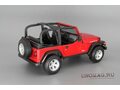 JEEP Wrangler Rubicon Daimler Chrysler (2003), red / black