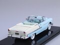 CHEVROLET Bel Air Convertible (1955), light blue / light beige