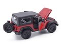 Jeep Wrangler 3d 2014 с тентом красный