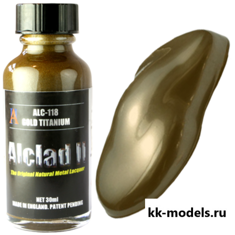 Alclad II краска золотой Титан (Gold Titanium). Gold Titanium alc118. Alclad модельная краска. Alclad ALC 119.