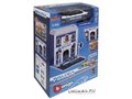 1:43 Диорама - Set Build Your City Police Station - Caserma Polizia - With Alfa Romeo Giulia (2015), Light Blue White