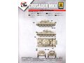 Сборная модель Crusader Mk.II British Cruiser Tank MK.VI & German Pzkpfw.MK V746(e)