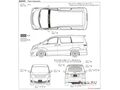 Сборная модель Toyota Alphard Silk Blaze MNH/ANH10/15W