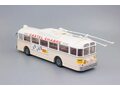 1:43 Масштабная модель Троллейбус CHAUSSON VBC-APURMTT FRANCE 1963 Biege/White