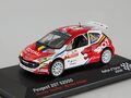 1:43 Масштабная модель Peugeot 207 S2000 №2, Nicolas Vouilloz - Nicolas Klinger, Rallye d'Ypres, 2008