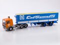 1:43 Масштабная модель Volvo F12 с полуприцепом Fruehauf Savoyarde