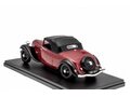 1:24 Масштабная модель CITROEN Traction 7C Cabriolet 1934, black / maroon