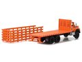 1:64 Масштабная модель INTERNATIONAL WorkStar Platform Stake Truck 2017 Orange