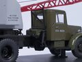 1:43 Масштабная модель Автокран К-51 (МАЗ-200), зеленый/серый