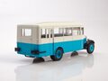 1:43 Масштабная модель Автобус ЗИС-8, бело-голубой