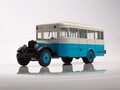1:43 Масштабная модель Автобус ЗИС-8, бело-голубой