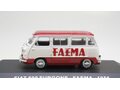 FIAT 600 CORIASCO FURGONE VAN FAEMA (1956), red white