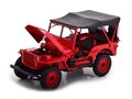 JEEP Willis 4x4 с тентом 1942 Red