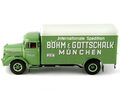 1:43 Масштабная модель MAN F8 фургон с прицепом BOHM & GOTTSCHALK