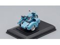 BMW R25/3 motorcycle with sidecar, light blue