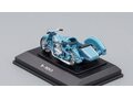 BMW R25/3 motorcycle with sidecar, light blue