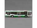 1:43 Масштабная модель Автобус Минский 103 Рестайлинговый (Москва), бело-зеленый