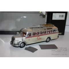 1:43 Масштабная модель Mercedes-Benz O 3500 Bus 1950 "Klenken Reisen"