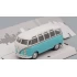 1:43 Масштабная модель VOLKSWAGEN Samba Bus, бело-голубой