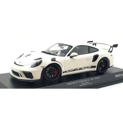 1:18 Масштабная модель Porsche GT3RS (991.2) - 2019 (white, black wheels)