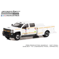 1:64 Масштабная модель CHEVROLET Silverado 3500 Dually Service Bed "Union Pacific Railroad Maintenance Truck" 2018