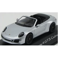 1:43 Масштабная модель Porsche 991 Carrera Cabriolet GTS 2014 Silver