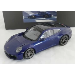 1:18 Масштабная модель Porsche 992 Carrera 4S (blue)