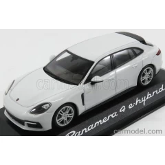 1:43 Масштабная модель Porsche Panamera Sport Turismo E-Hybrid (white)