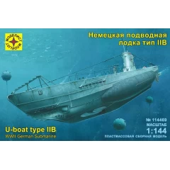 1:144 Сборная модель Немецкая подводная лодка тип IIB