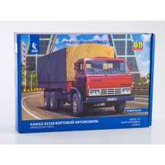 1:43 Сборная модель КАМАЗ-Э5320 бортовой с тентом