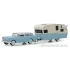 1:64 Масштабная модель CHEVROLET Nomad с кемпером Shasta Airflyte 1955