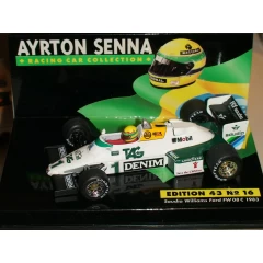 1:43 Масштабная модель WILLIAMS FW 08C FORD - AYRTON SENNA - 1983
